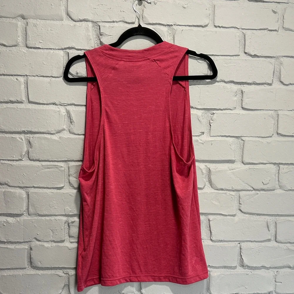 NWOT Adidas Women's Vibrant Pink Muscle Tee size S - Picture 6 of 7